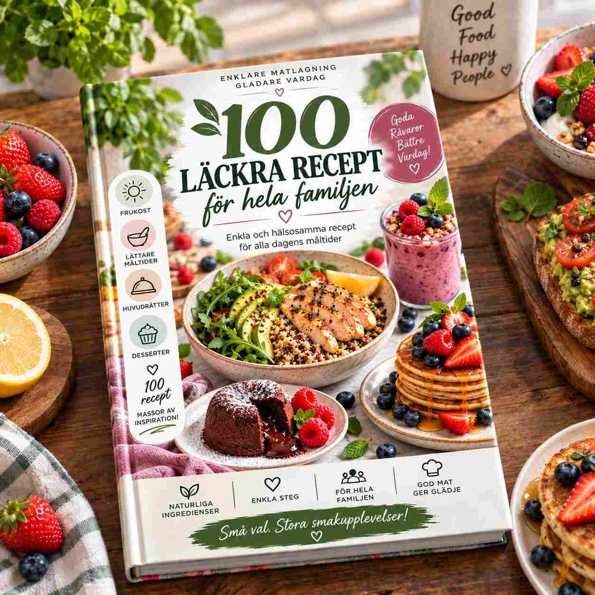 100 LÄCKRA RECEPT FÖR HELA FAMILJEN
