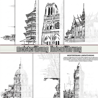 Übungsblätter für Architekturzeichnen