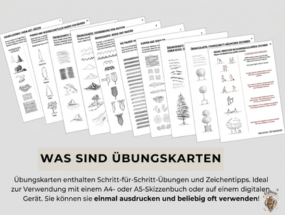 30-Tage-Übungspaket für Landschaftszeichnen