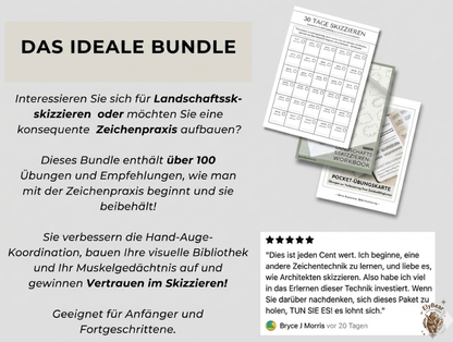 30-Tage-Übungspaket für Landschaftszeichnen