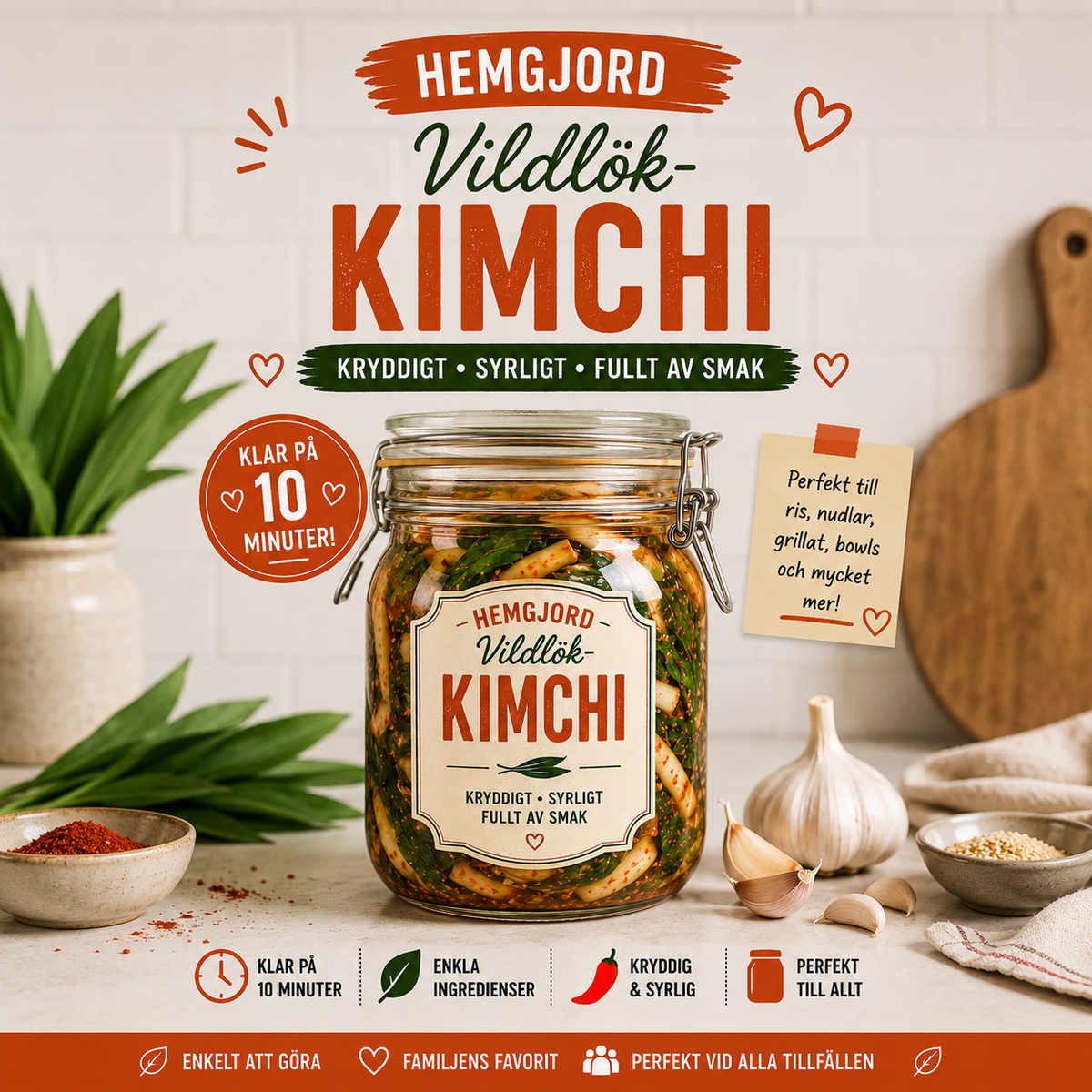 Recept på konservering av pickles