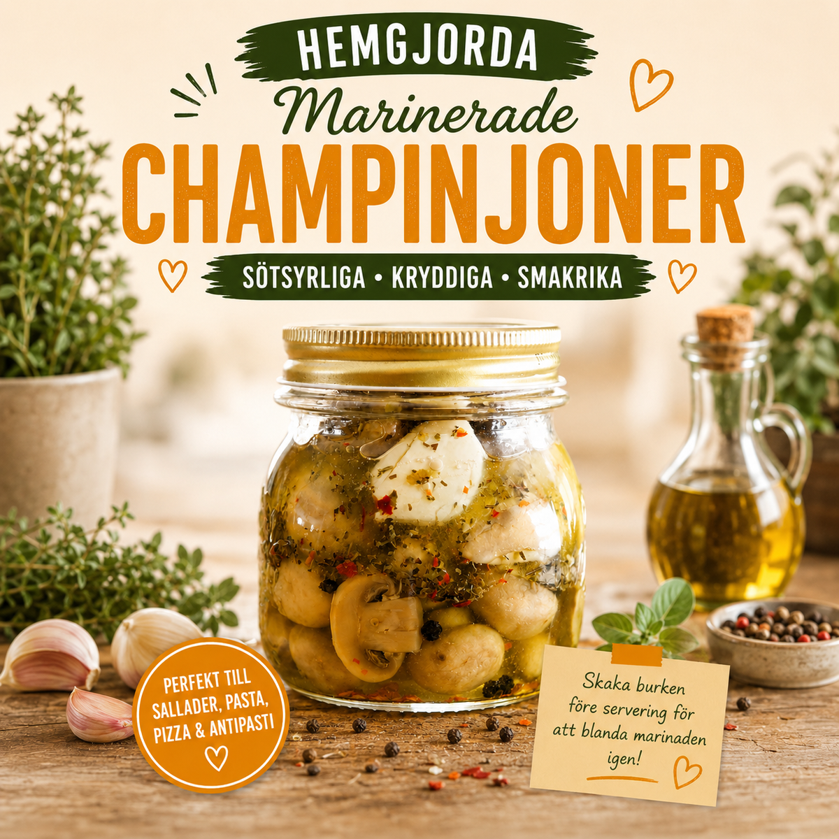 Recept på konservering av pickles