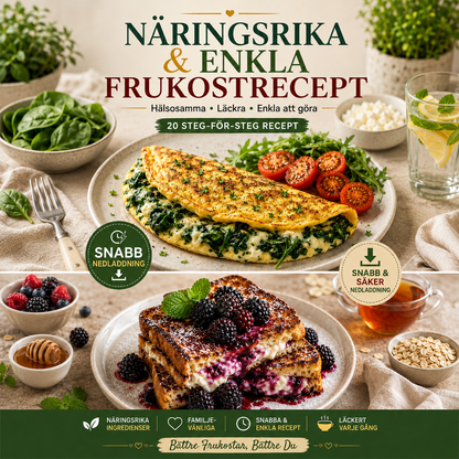 Näringsrika och enkla frukostrecept