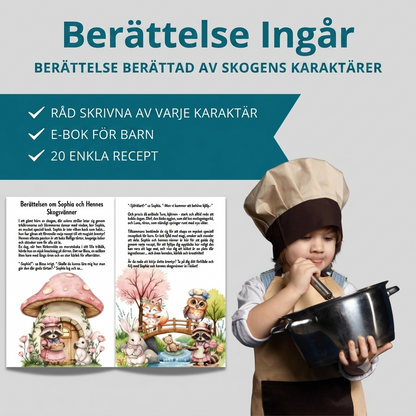 e-bok med hälsosamma recept för barn