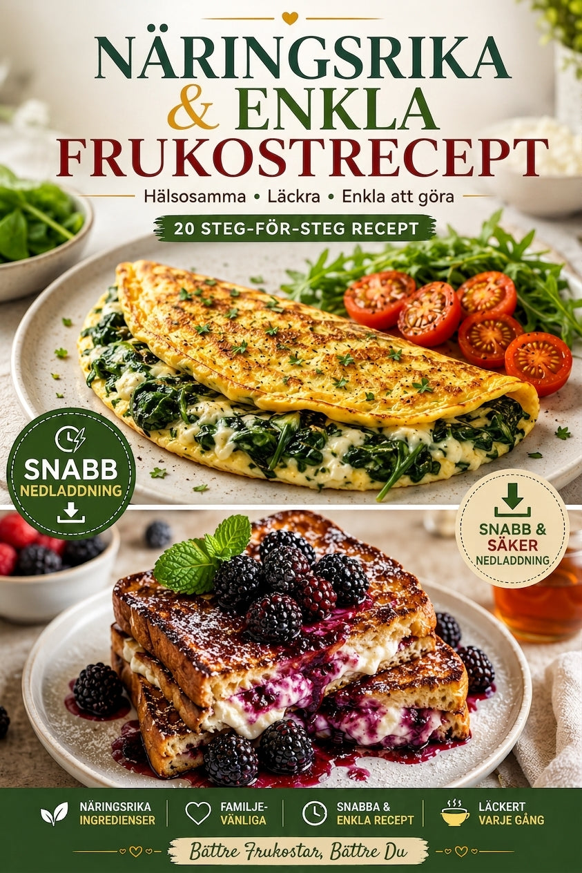 3 Recept-e-böcker – Ett Paket Fyllt med Smak!