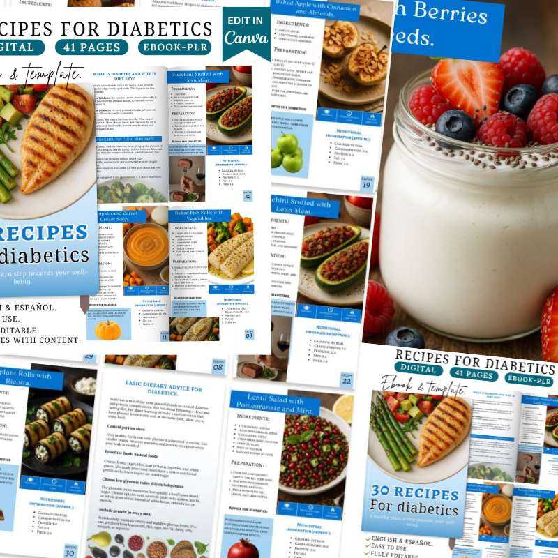 Kokbok för diabetiker – 30 dagar med hälsosamma recept